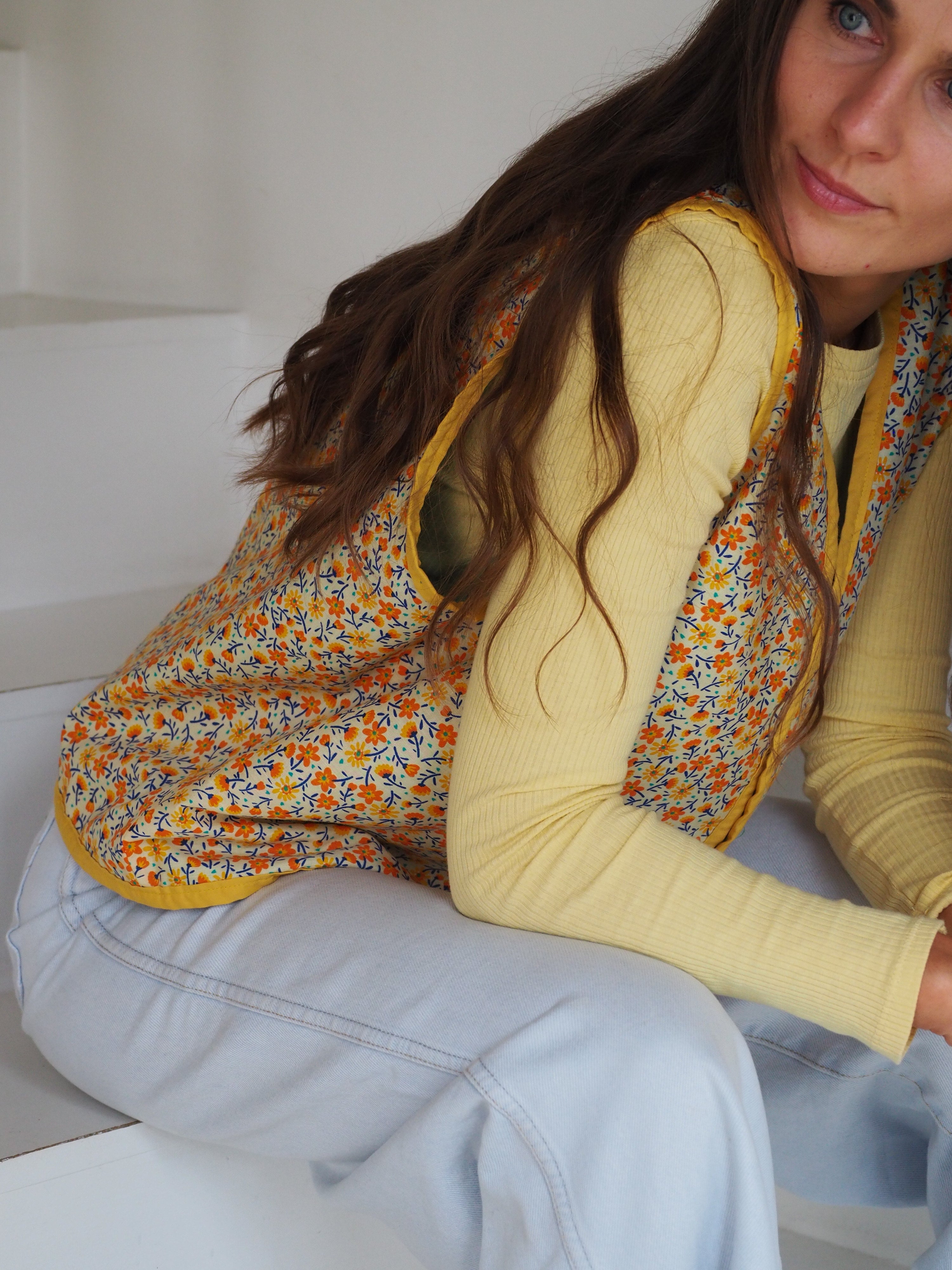 kamizelka dwustronna -  ŁĄKA