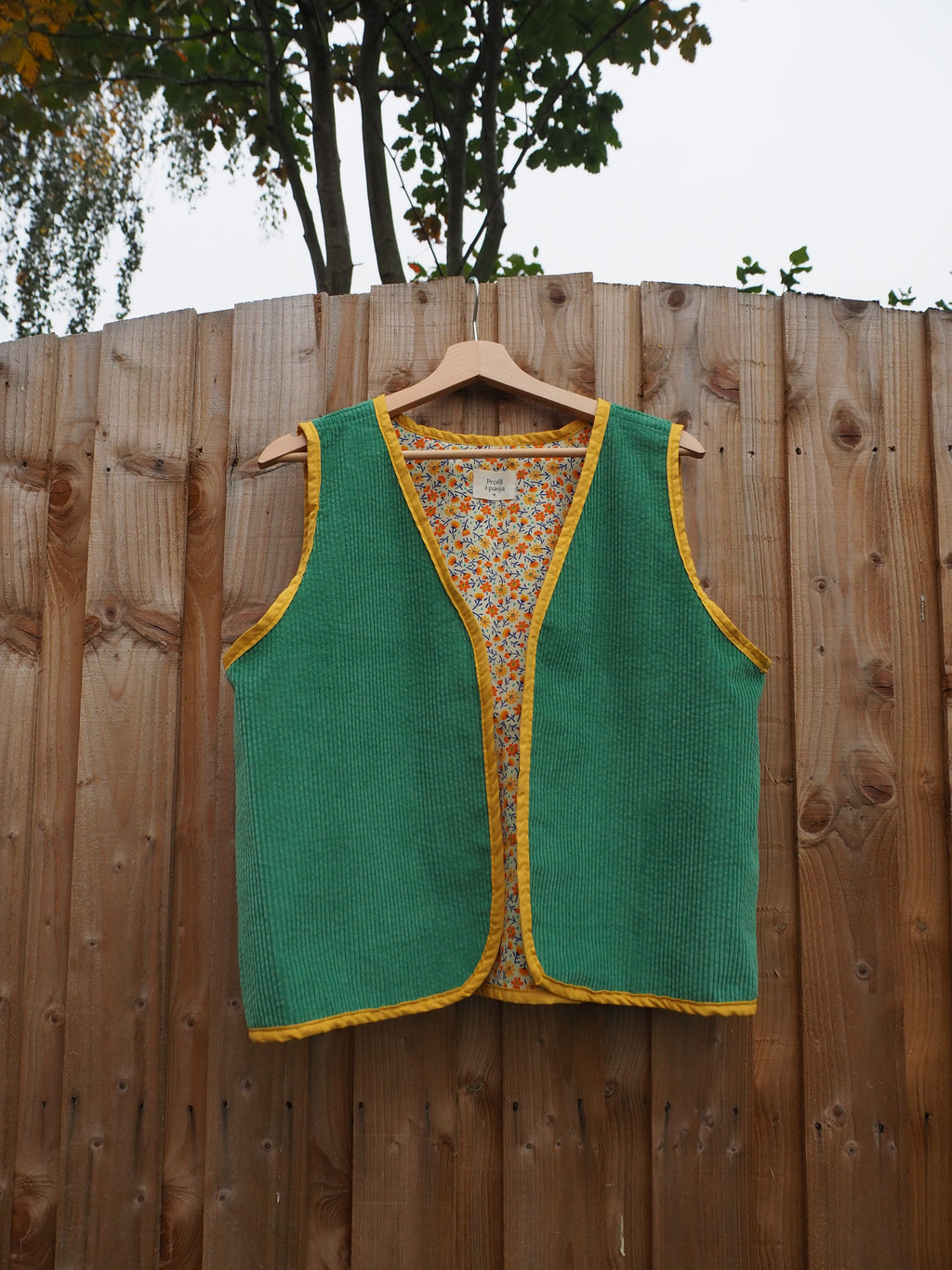 kamizelka dwustronna -  ŁĄKA