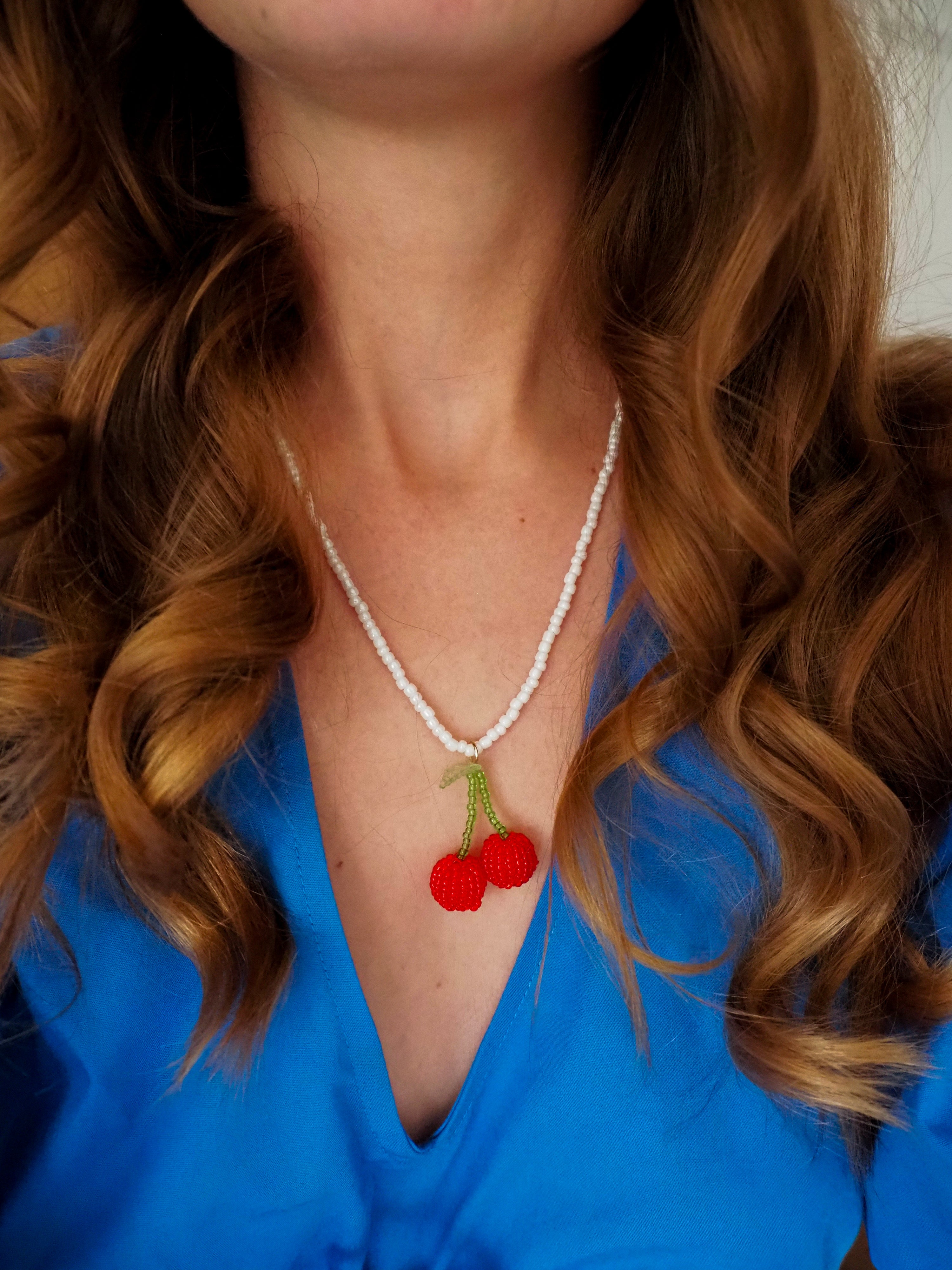 naszyjnik WIŚNIA