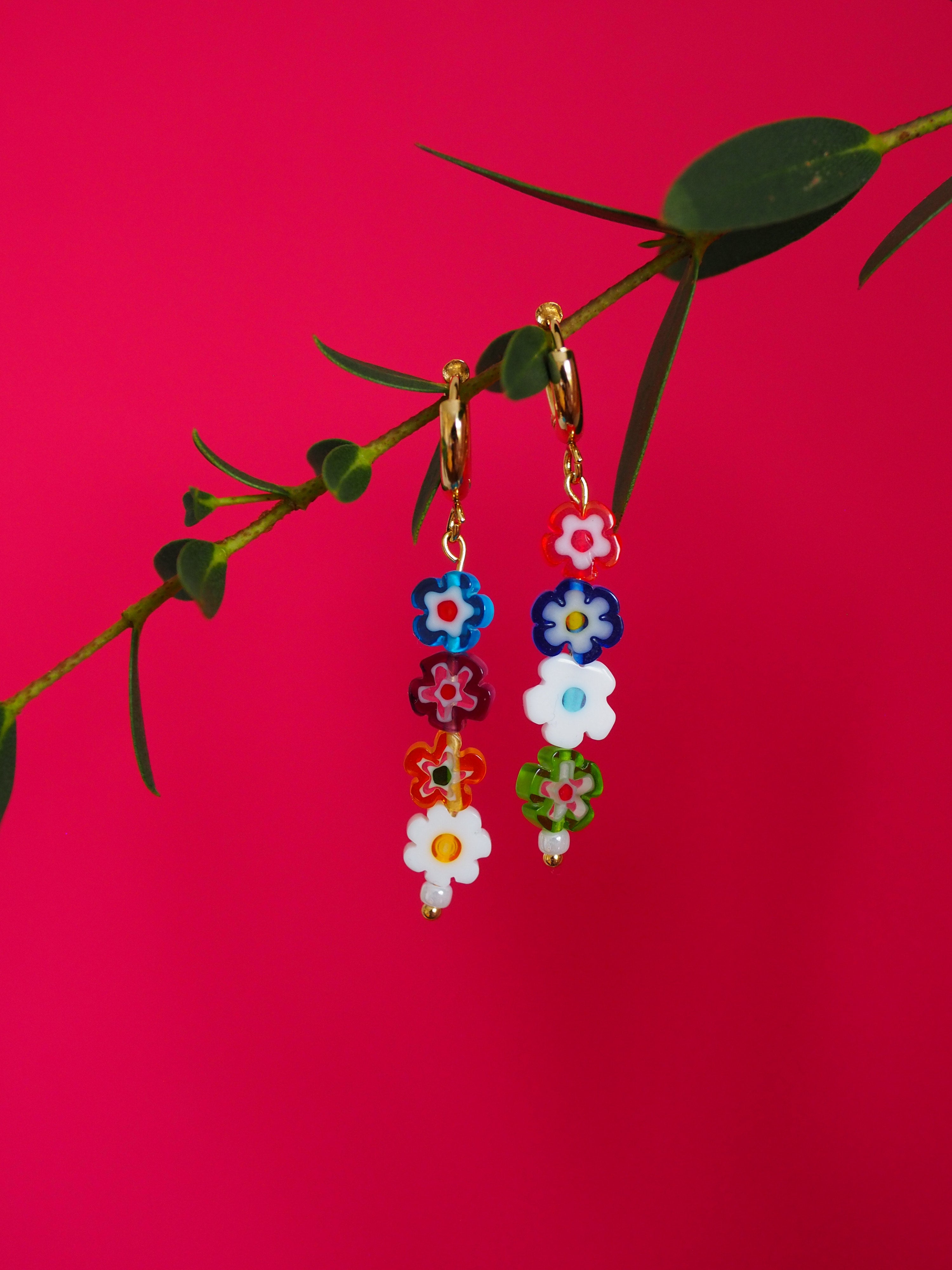 kolczyki FLOWERS
